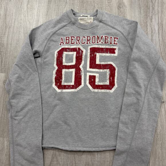 Vintage Abercrombie & Fitch Muscle Rugby Shirt Mens Small Heavyweight y2k Preppy - Picture 2 of 9